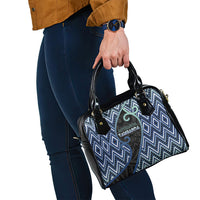 Aotearoa Atua Tangaroa Shoulder Handbag God Of Ocean Koru Patterns