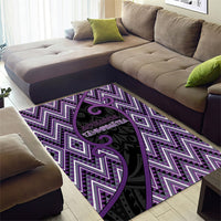 Aotearoa Atua Tawhirimatea Area Rug God Of Storms Koru Patterns