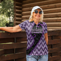 Custom Aotearoa Atua Tawhirimatea Women Polo Shirt God Of Storms Koru Patterns