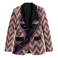 Custom Aotearoa Atua Rongomatane Blazer God Of Cultivated Foods Koru Patterns