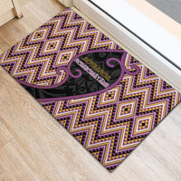 Aotearoa Atua Rongomatane Rubber Doormat God Of Cultivated Foods Koru Patterns