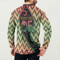 Custom Aotearoa Atua Maui Button Sweatshirt Demigod Hero And Trickster Koru Patterns
