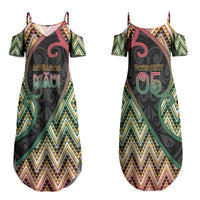 Custom Aotearoa Atua Maui Couples Matching Summer Maxi Dress and Hawaiian Shirt Demigod Hero And Trickster Koru Patterns