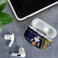 Tokelau Christmas AirPods Case Santa With Tuluma Xmas Tribal Waves - Polynesian Pride