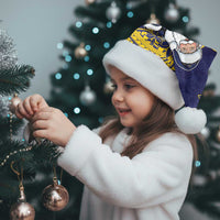 Tokelau Christmas Santa Hat Santa With Tuluma Xmas Tribal Waves - Polynesian Pride