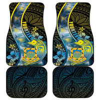 Tuvalu Car Mats Dolphin On The Waves