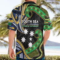 South Sea Islanders And Solomon Islands Hawaiian Shirt Solomons Coat Of Arms And Southern Cross DT05 - Polynesian Pride