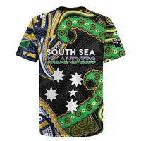 South Sea Islanders And Solomon Islands Rugby Jersey Solomons Coat Of Arms And Southern Cross DT05 - Polynesian Pride