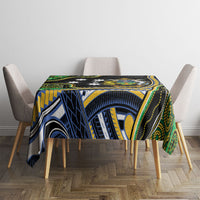 South Sea Islanders And Solomon Islands Tablecloth Solomons Coat Of Arms And Southern Cross DT05 - Polynesian Pride