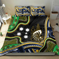 South Sea Islanders And New Caledonia Bedding Set Nautilus Shell Southern Cross Tribal Pattern DT05 - Polynesian Pride