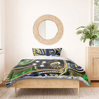 South Sea Islanders And New Caledonia Bedding Set Nautilus Shell Southern Cross Tribal Pattern DT05 - Polynesian Pride