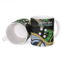 South Sea Islanders And New Caledonia Ceramic Mug Nautilus Shell Southern Cross Tribal Pattern DT05 - Polynesian Pride