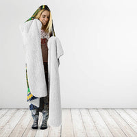 South Sea Islanders And New Caledonia Hooded Blanket Nautilus Shell Southern Cross Tribal Pattern DT05 - Polynesian Pride
