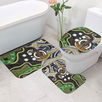 South Sea Islanders And Vanuatu Bathroom Set Boar Tusk Warrior Southern Tribal Pattern DT05 - Polynesian Pride