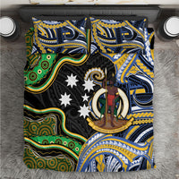 South Sea Islanders And Vanuatu Bedding Set Boar Tusk Warrior Southern Tribal Pattern DT05 Black - Polynesian Pride