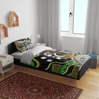South Sea Islanders And Vanuatu Bedding Set Boar Tusk Warrior Southern Tribal Pattern DT05 - Polynesian Pride