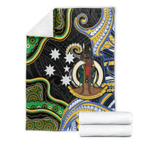 South Sea Islanders And Vanuatu Blanket Boar Tusk Warrior Southern Tribal Pattern DT05 - Polynesian Pride