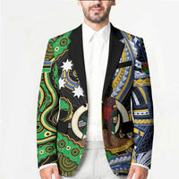 South Sea Islanders And Vanuatu Blazer Boar Tusk Warrior Southern Tribal Pattern DT05 - Polynesian Pride