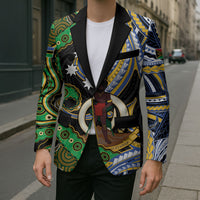 South Sea Islanders And Vanuatu Blazer Boar Tusk Warrior Southern Tribal Pattern DT05 - Polynesian Pride