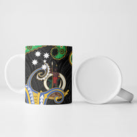 South Sea Islanders And Vanuatu Ceramic Mug Boar Tusk Warrior Southern Tribal Pattern DT05 - Polynesian Pride
