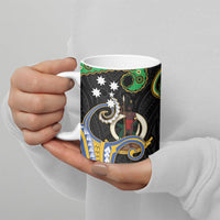 South Sea Islanders And Vanuatu Ceramic Mug Boar Tusk Warrior Southern Tribal Pattern DT05 - Polynesian Pride