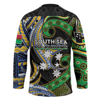 South Sea Islanders And Vanuatu Hockey Jersey Boar Tusk Warrior Southern Tribal Pattern DT05 - Polynesian Pride
