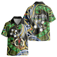 South Sea Islanders And Vanuatu Kid Hawaiian Shirt Boar Tusk Warrior Southern Tribal Pattern DT05 - Polynesian Pride