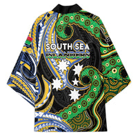 South Sea Islanders And Vanuatu Kimono Boar Tusk Warrior Southern Tribal Pattern DT05 - Polynesian Pride