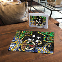 South Sea Islanders And Vanuatu Puzzle Boar Tusk Warrior Southern Tribal Pattern DT05 - Polynesian Pride