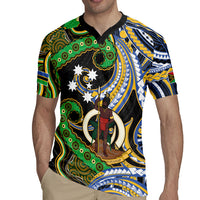 South Sea Islanders And Vanuatu Rugby Jersey Boar Tusk Warrior Southern Tribal Pattern DT05 - Polynesian Pride