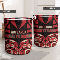 Aotearoa Ngai Te Rangi Laundry Basket New Zealand Traditional Maori Pattern DT05 - Polynesian Pride