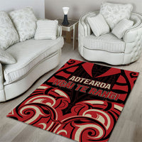 Aotearoa Ngai Te Rangi Area Rug New Zealand Traditional Maori Pattern DT05 - Polynesian Pride