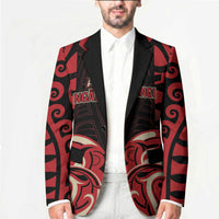 Custom Aotearoa Ngai Te Rangi Blazer New Zealand Traditional Maori Pattern DT05 - Polynesian Pride
