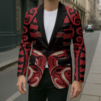 Custom Aotearoa Ngai Te Rangi Blazer New Zealand Traditional Maori Pattern DT05 - Polynesian Pride