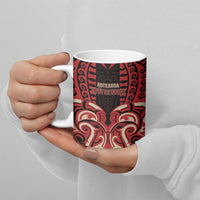 Custom Aotearoa Ngai Te Rangi Ceramic Mug New Zealand Traditional Maori Pattern DT05 - Polynesian Pride