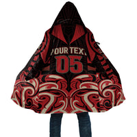 Custom Aotearoa Ngai Te Rangi Cloak New Zealand Traditional Maori Pattern DT05 Unisex Red - Polynesian Pride