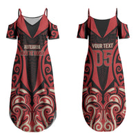 Custom Aotearoa Ngai Te Rangi Couples Matching Summer Maxi Dress and Hawaiian Shirt New Zealand Traditional Maori Pattern DT05 - Polynesian Pride