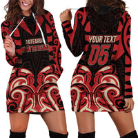 Custom Aotearoa Ngai Te Rangi Hoodie Dress New Zealand Traditional Maori Pattern DT05 - Polynesian Pride