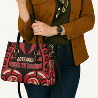 Aotearoa Ngai Te Rangi Leather Bag New Zealand Traditional Maori Pattern DT05 - Polynesian Pride