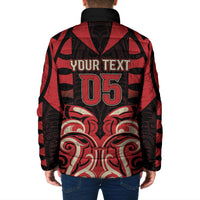 Custom Aotearoa Ngai Te Rangi Padded Jacket New Zealand Traditional Maori Pattern DT05 - Polynesian Pride