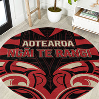 Aotearoa Ngai Te Rangi Quilt New Zealand Traditional Maori Pattern DT05 Red - Polynesian Pride