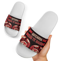 Aotearoa Ngai Te Rangi Slide Sandals New Zealand Traditional Maori Pattern DT05 - Polynesian Pride