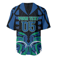 Custom Aotearoa Ngati Ranginui Baseball Jersey New Zealand Traditional Maori Pattern DT05 - Polynesian Pride
