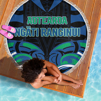 Aotearoa Ngati Ranginui Beach Blanket New Zealand Traditional Maori Pattern DT05 - Polynesian Pride