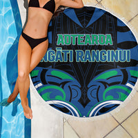 Aotearoa Ngati Ranginui Beach Blanket New Zealand Traditional Maori Pattern DT05 - Polynesian Pride