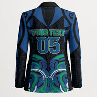 Custom Aotearoa Ngati Ranginui Blazer New Zealand Traditional Maori Pattern DT05 - Polynesian Pride