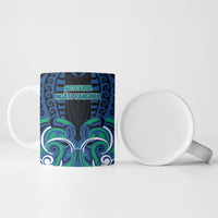 Custom Aotearoa Ngati Ranginui Ceramic Mug New Zealand Traditional Maori Pattern DT05 - Polynesian Pride