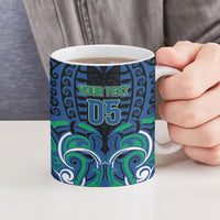 Custom Aotearoa Ngati Ranginui Ceramic Mug New Zealand Traditional Maori Pattern DT05 - Polynesian Pride