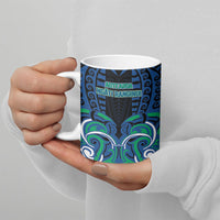 Custom Aotearoa Ngati Ranginui Ceramic Mug New Zealand Traditional Maori Pattern DT05 - Polynesian Pride