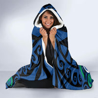 Aotearoa Ngati Ranginui Hooded Blanket New Zealand Traditional Maori Pattern DT05 - Polynesian Pride